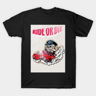 Ride or Die Vintage Magazine- Skeleton man Issue T-Shirt